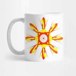 Red and Yellow star Mug